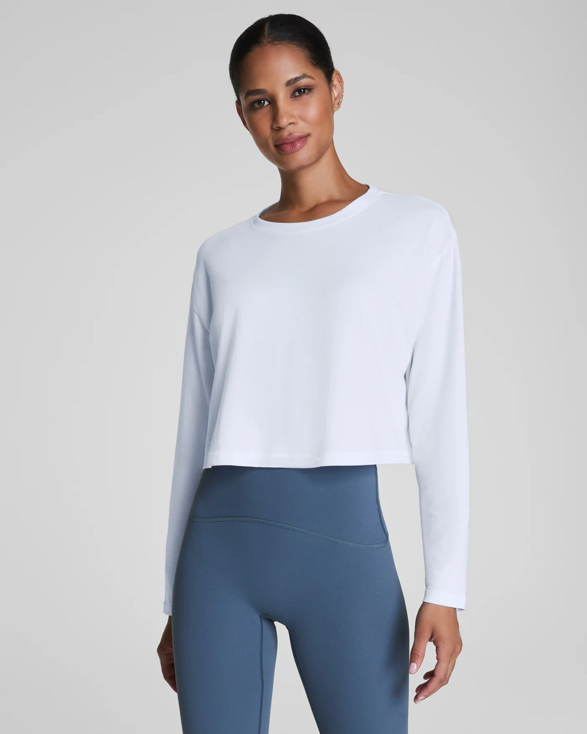 Spanx Cropped Long Sleeve Top