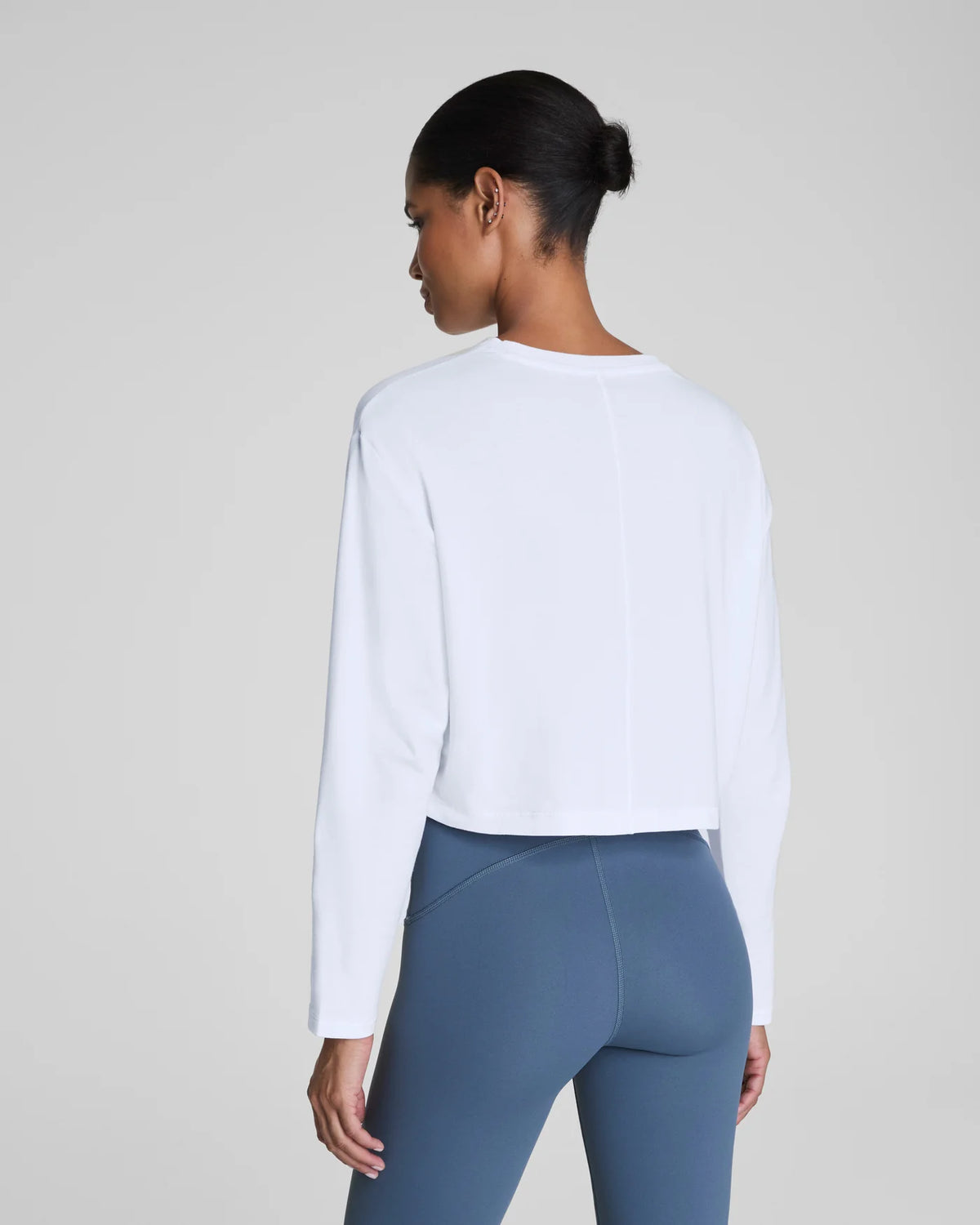 Spanx Cropped Long Sleeve Top