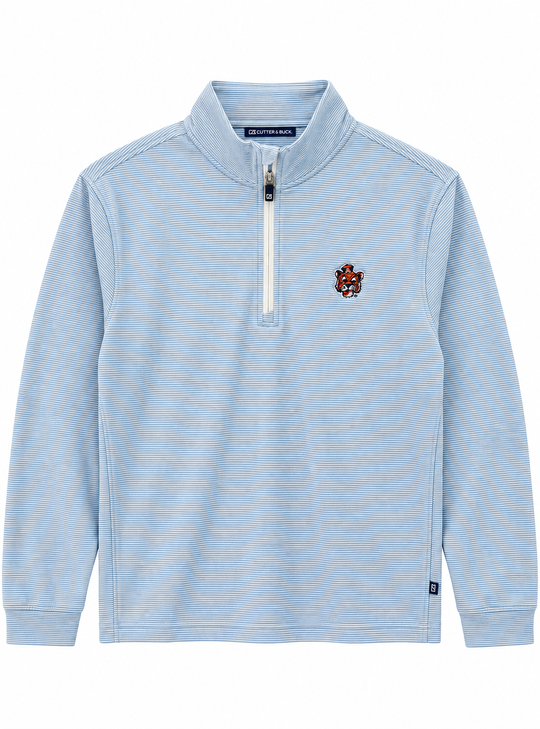 Cutter & Buck Adapt Eco Stripe Quarter Zip Pullover "Aubie"