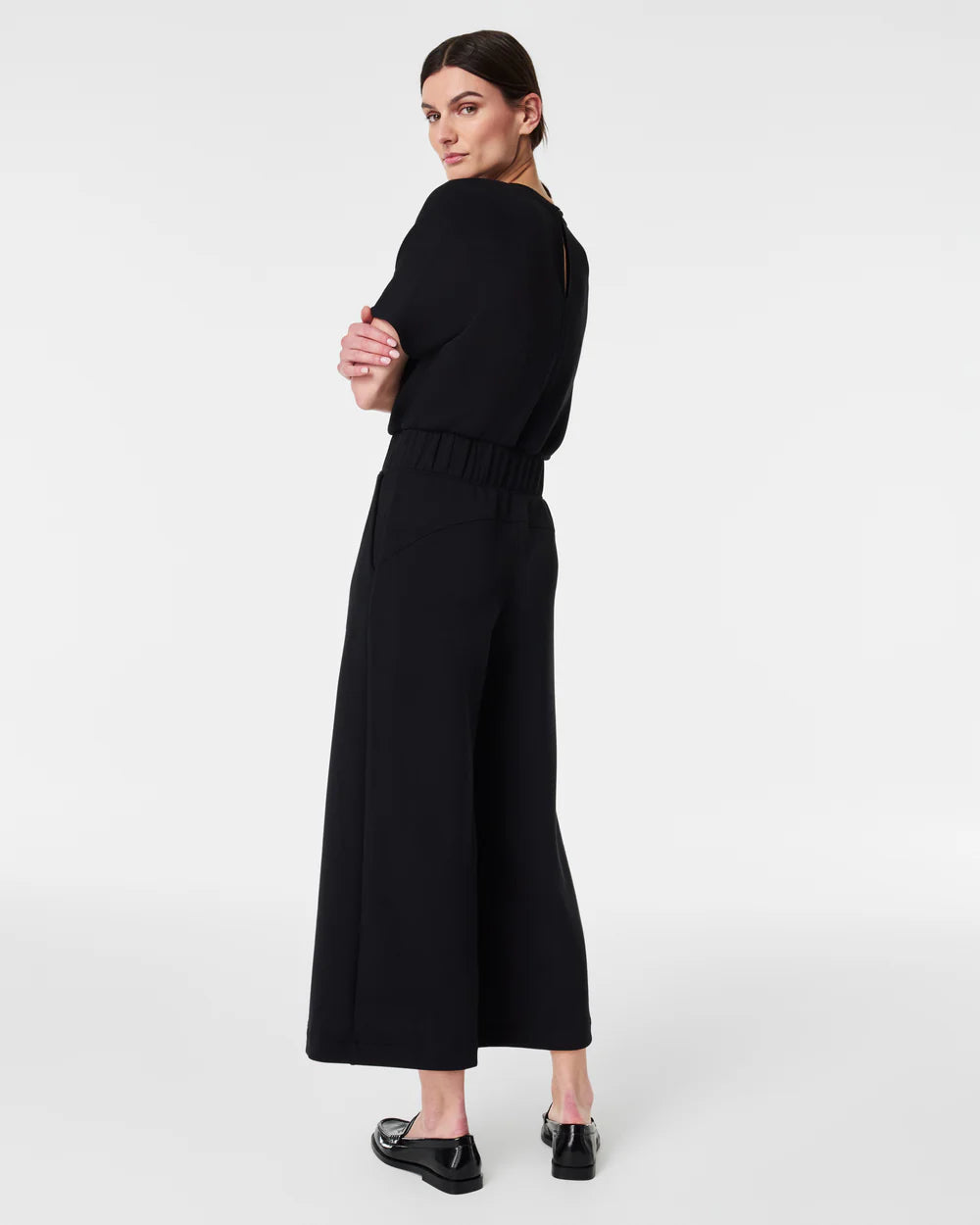 Spanx Air Essentials Crop Wide Leg Jumpsuit