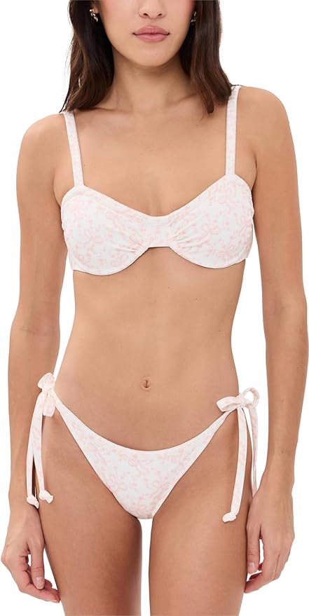 Love Shack Fancy Lorlili Bikini Top
