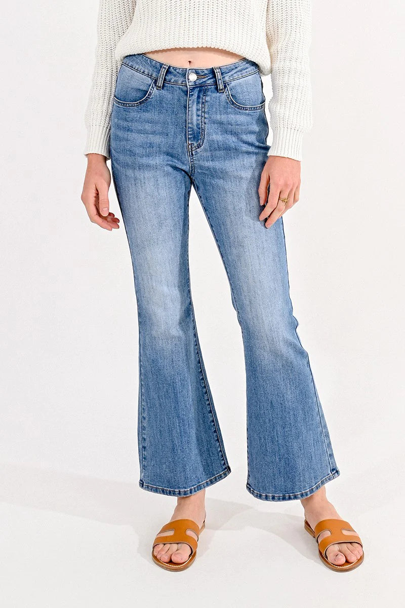 Molly Bracken 7/8 Flare Jeans