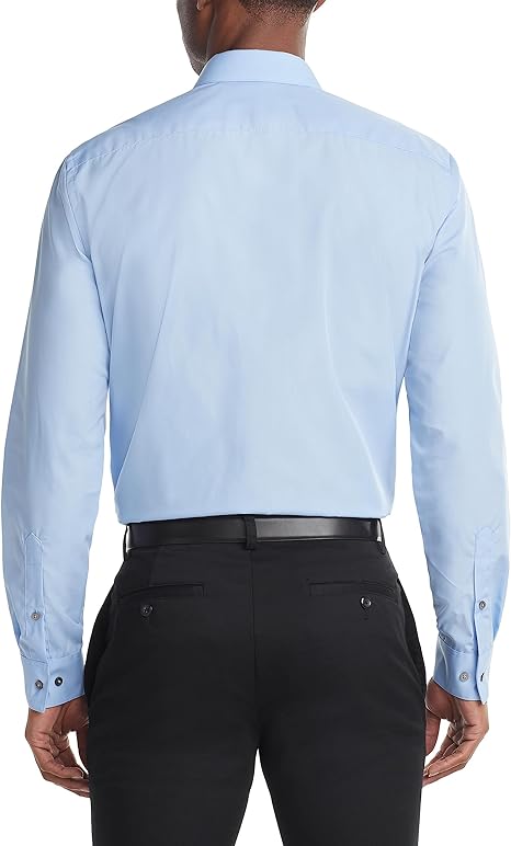 Van Heusen Men's Classic-Fit Poplin Dress Shirt - White Van Heusen Men's Classic-Fit Poplin Dress Shirt - White