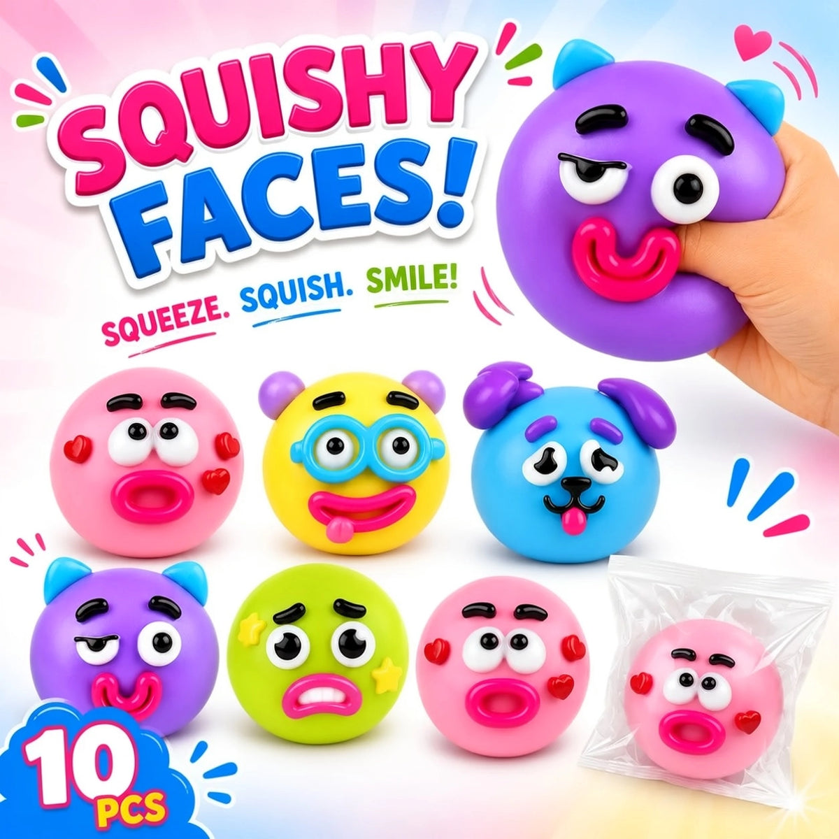 Emoji Squishy Toys