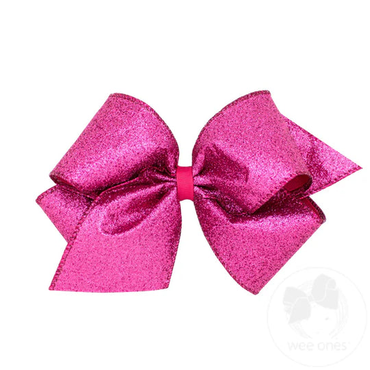 Girls' Wee Ones King Party Glitter Girls Hair Bow