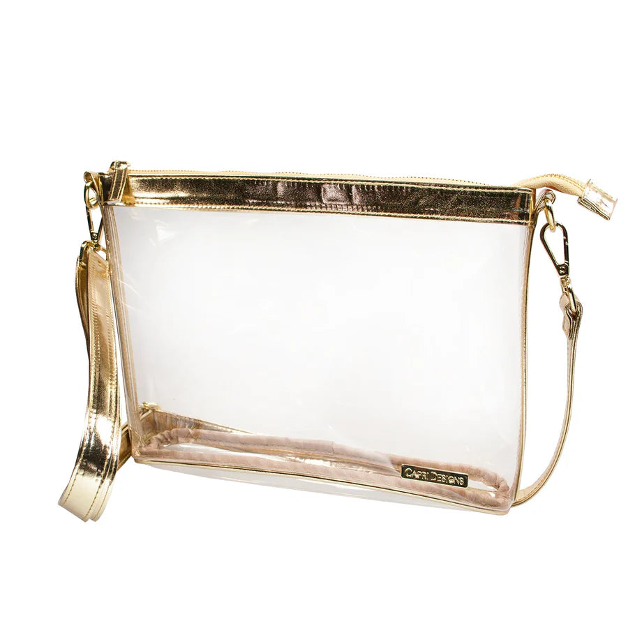 Capri Designs Clear Large Crossbody