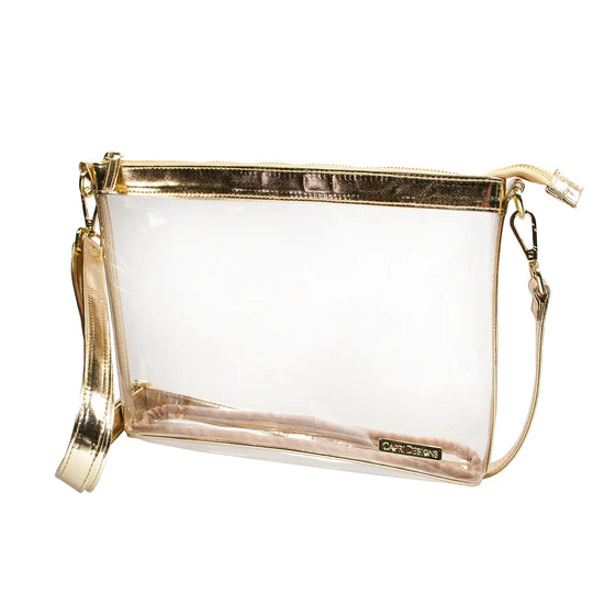 Capri Designs Clear Large Crossbody