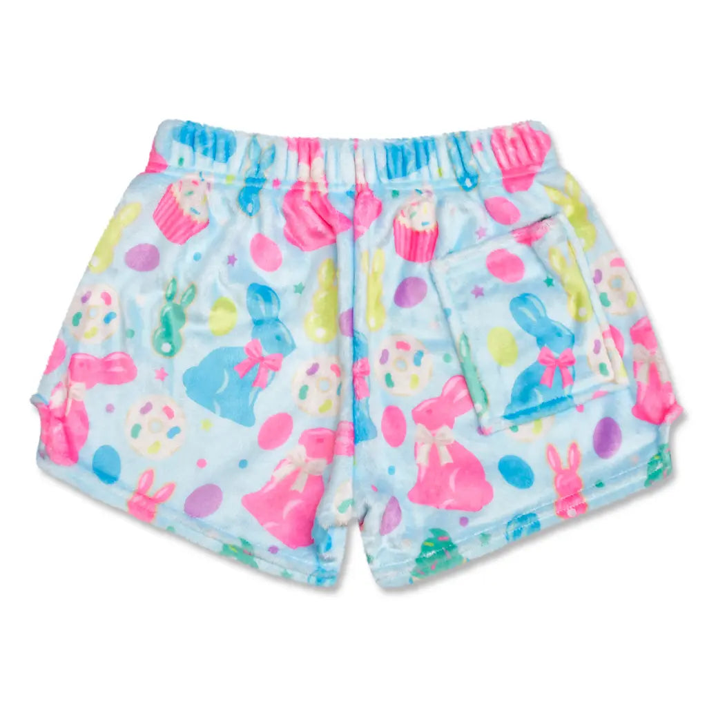 Girls' I Scream Plush Shorts