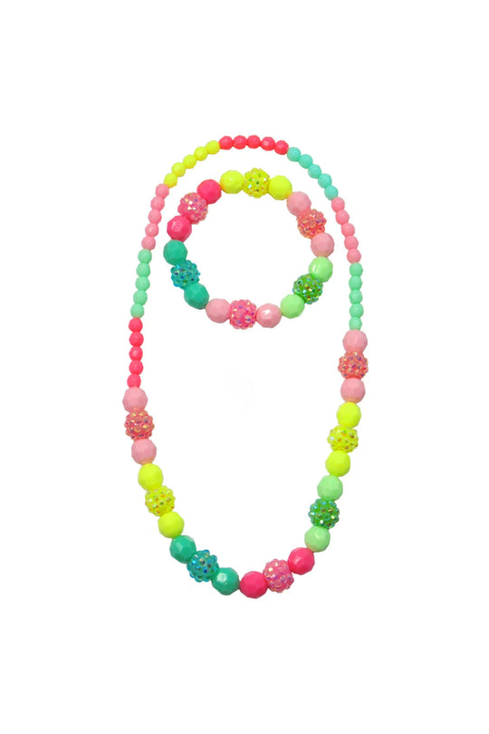 Vibrant Girl Necklace & Bracelet Set