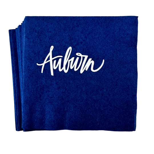 Scarlet & Gold Cocktail Napkins