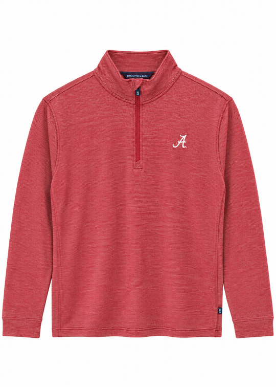 Cutter & Buck Adapt Eco Stripe Quarter Zip Pullover "A"