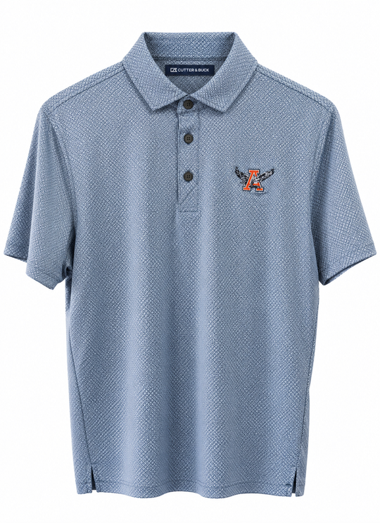 Cutter & Buck Pike Recycled Lattice Print Polo "Eagle A"