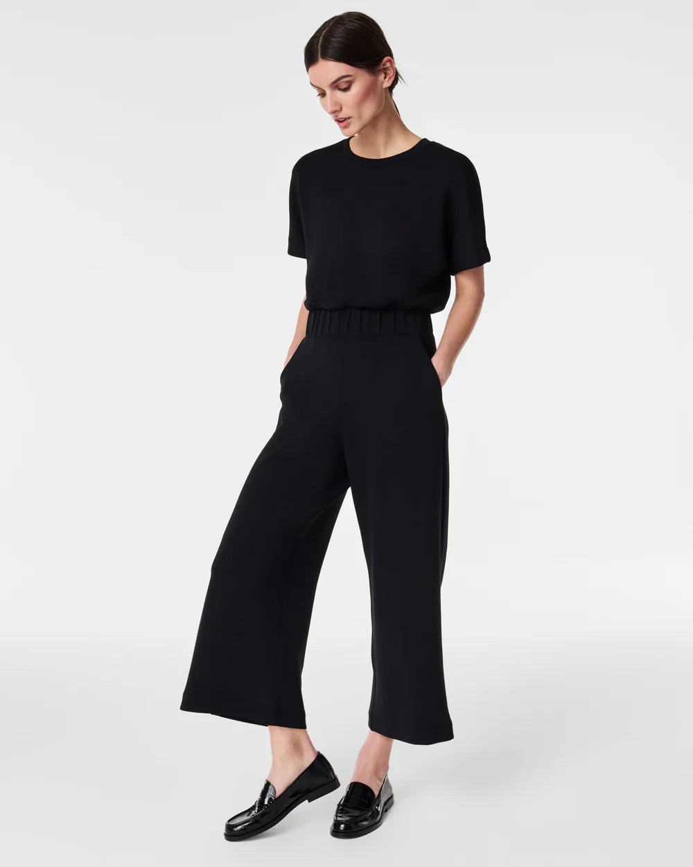 Spanx Air Essentials Crop Wide Leg Jumpsuit