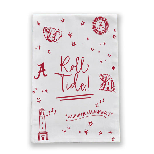 Collegiate Confetti Tea Towel