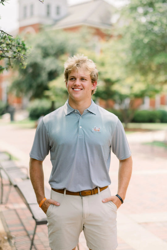 Original Aubie Stripe Polo