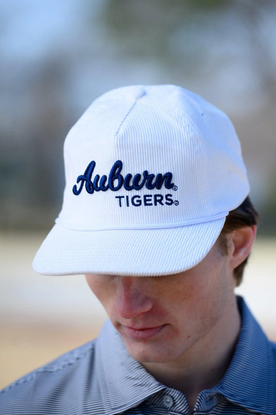 Auburn Corduroy Script Hat