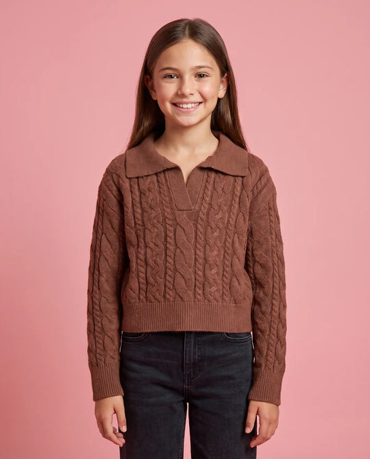 Girls' Johnny Sweater