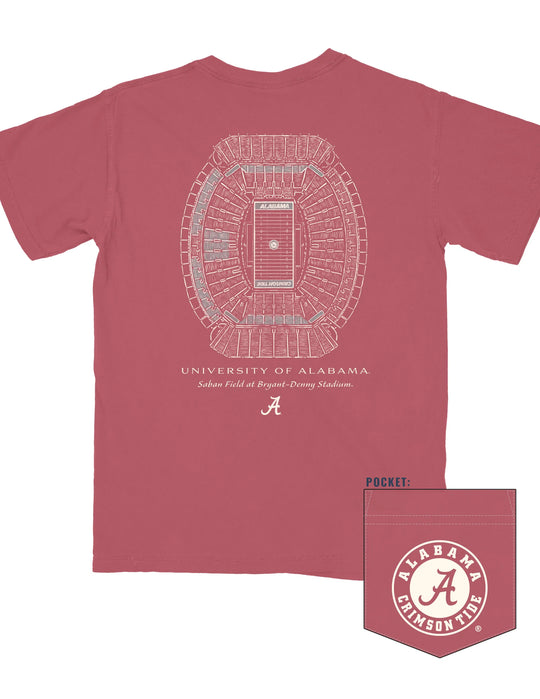 Bryant-Denny Blueprint Tee