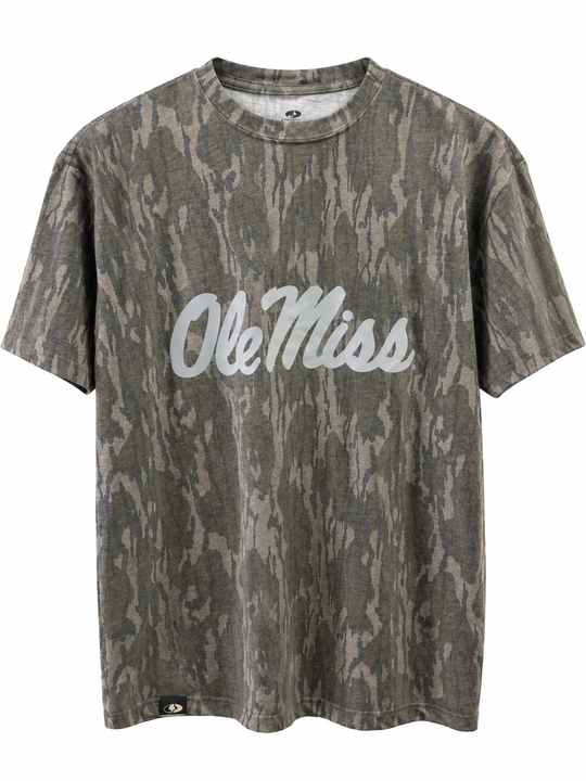 Ole Miss Bottomland Script Tee