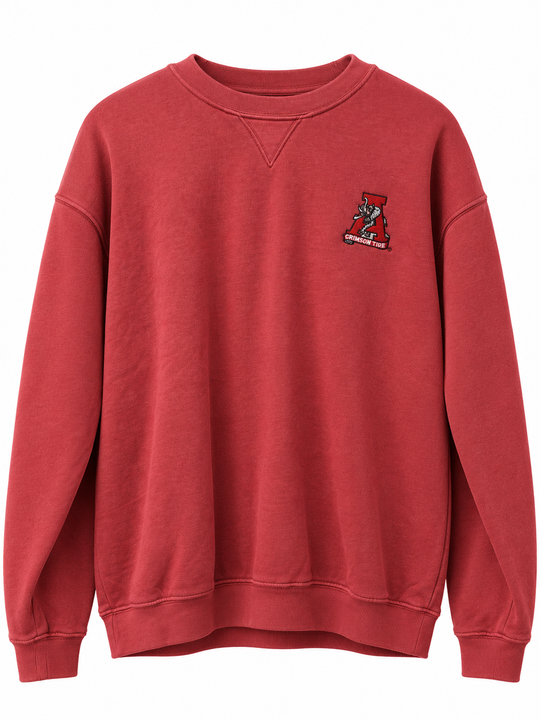 Alabama Vintage "A" Embroidered Crewneck