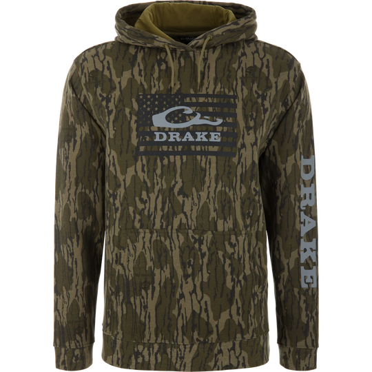 Drake Cotton Logo Work Hoodie