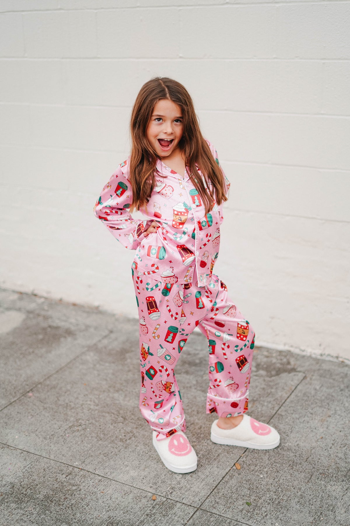 Kids Stoopher Christmas PJ Top