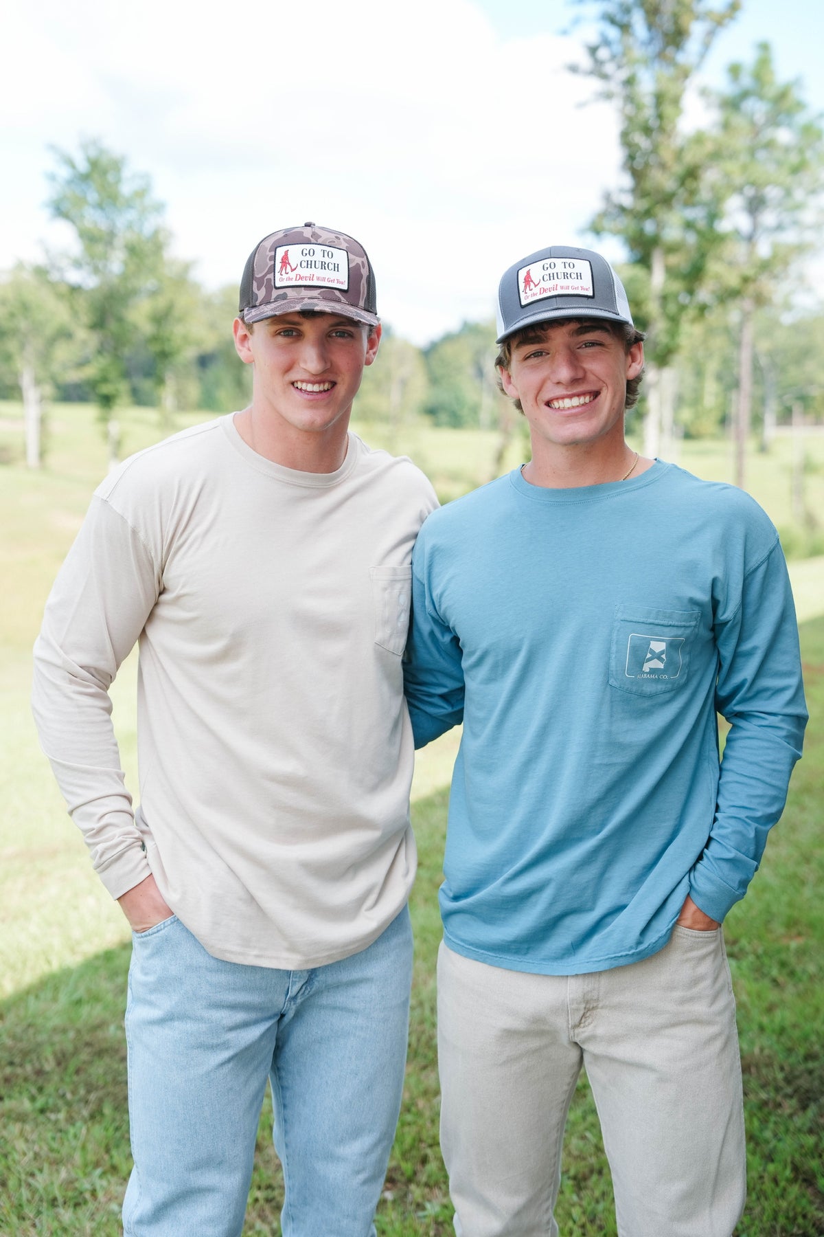 State Co Go To Church Or The Devil Will Get You L/S - Pants Store