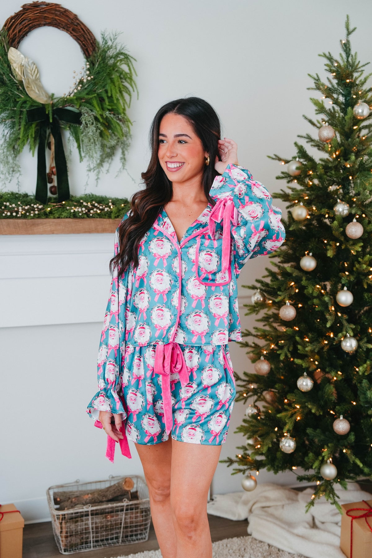 Santa Baby Pajama Top