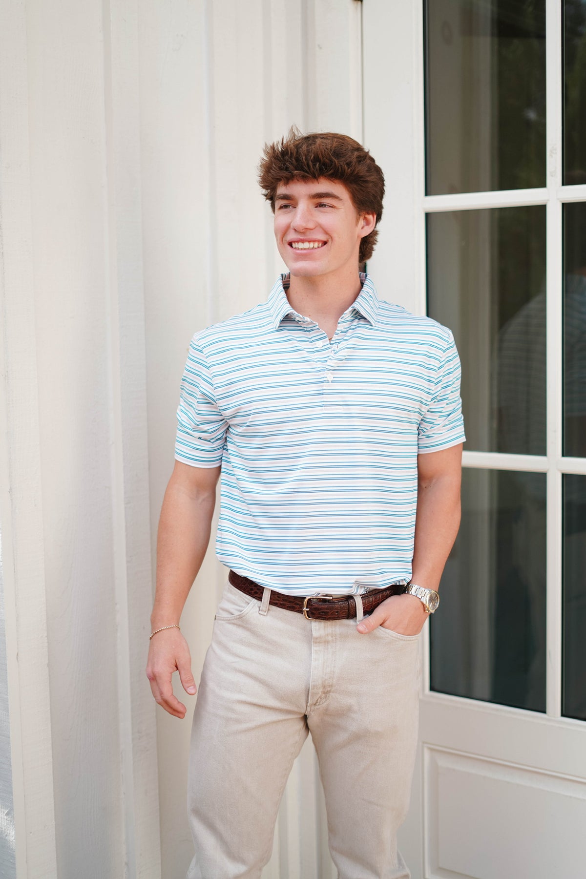 Black Friday Gen Teal Wilmington Performance Polo