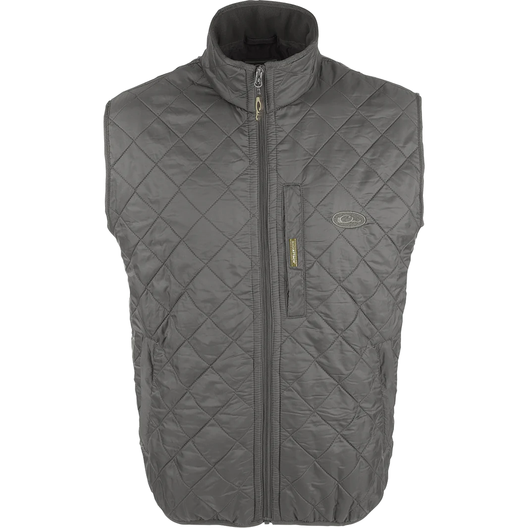 Drake Delta Quilted Fleece Lined Vest