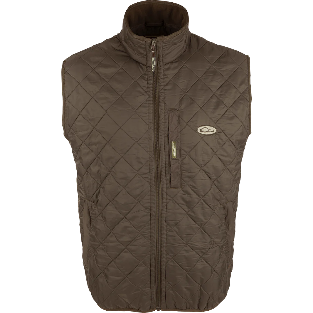 Drake Delta Quilted Fleece Lined Vest