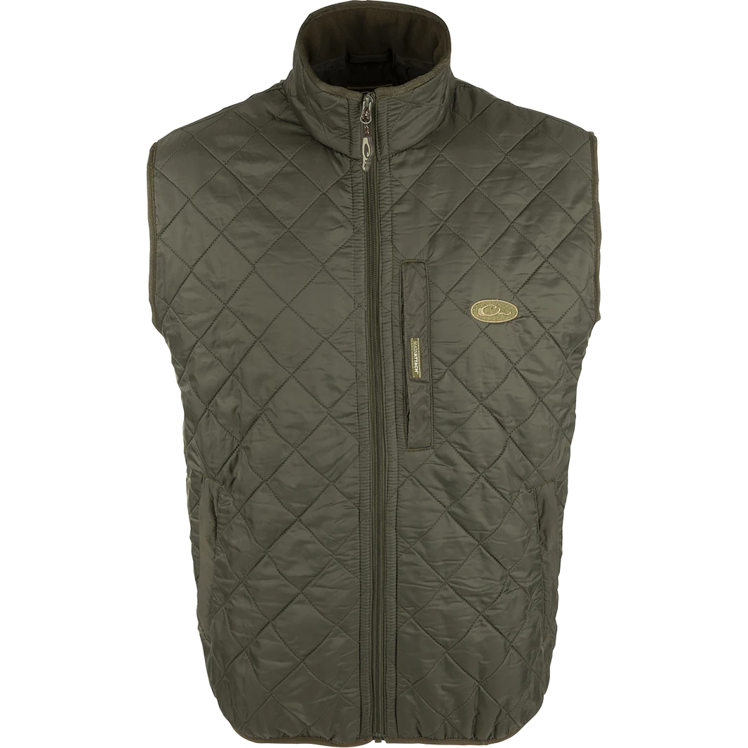 Drake Delta Quilted Fleece Lined Vest