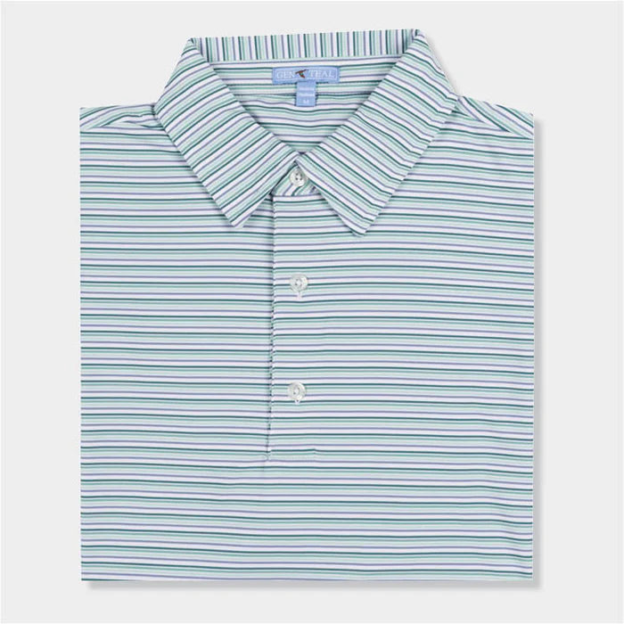 Black Friday Gen Teal Driftwood Stripe Polo