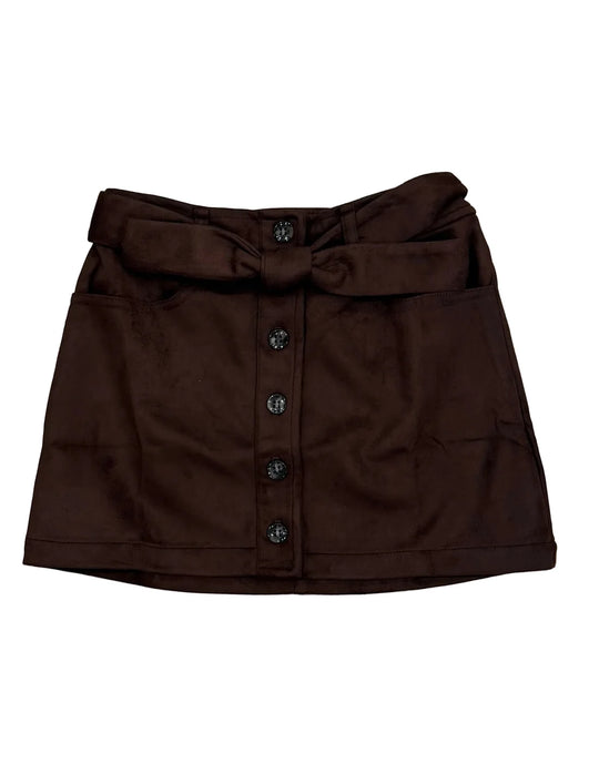 Girls' Suede Skirt