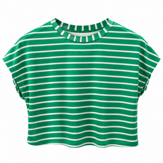 Girls' Striped Everyday Tee