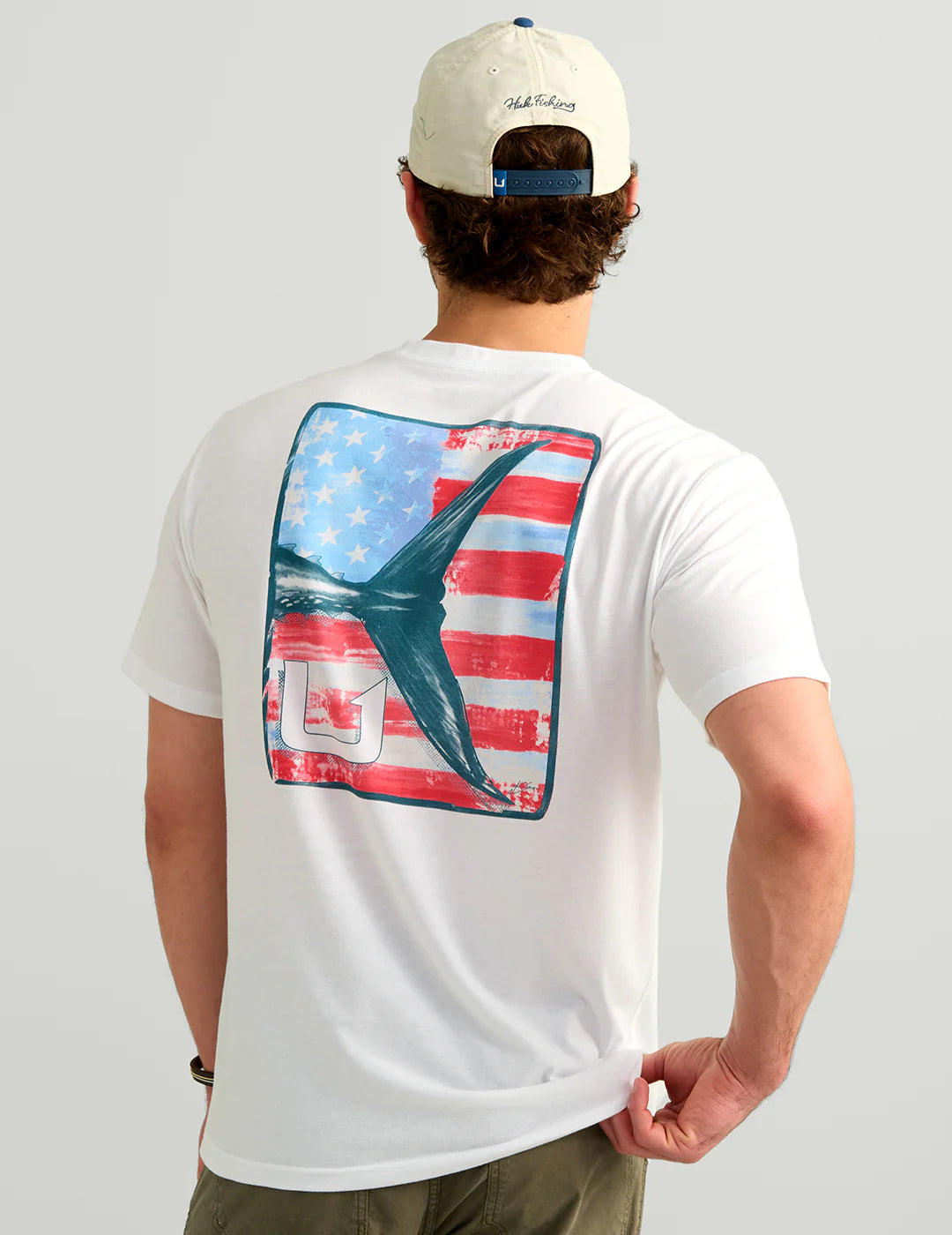 HUK KC Americana Tee