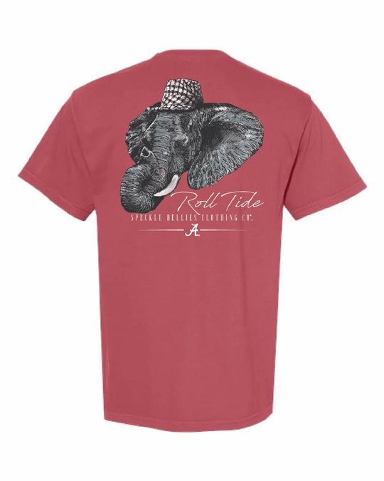 Speckle Bellies Houndstooth Elephant Tee