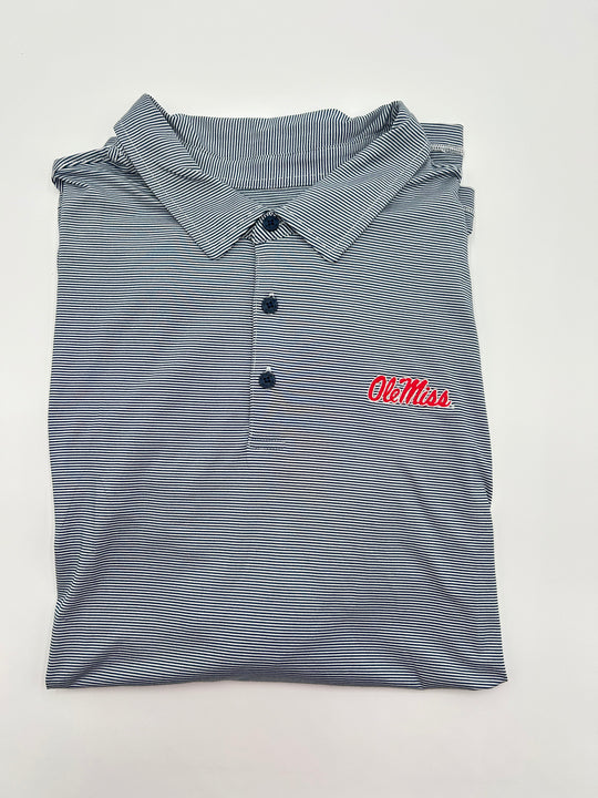 Antigua Twine Ole Miss Logo Polo