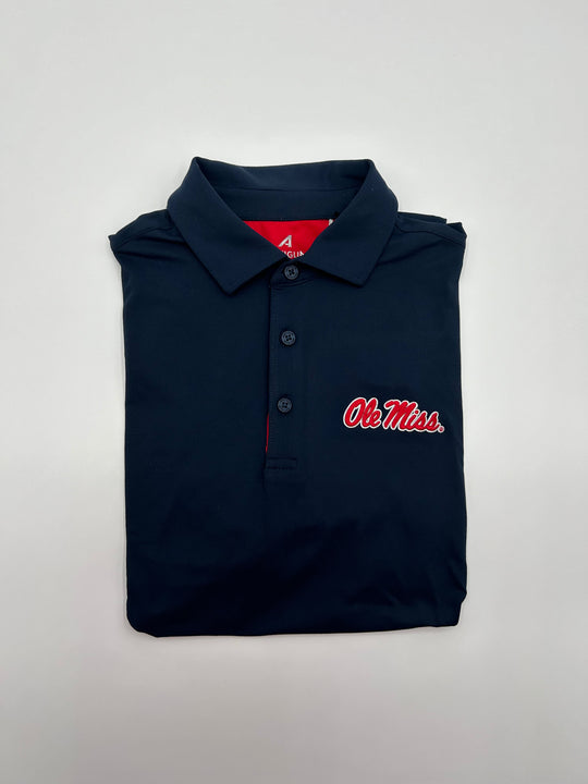 Antigua Era Polo Ole Miss Script Polo