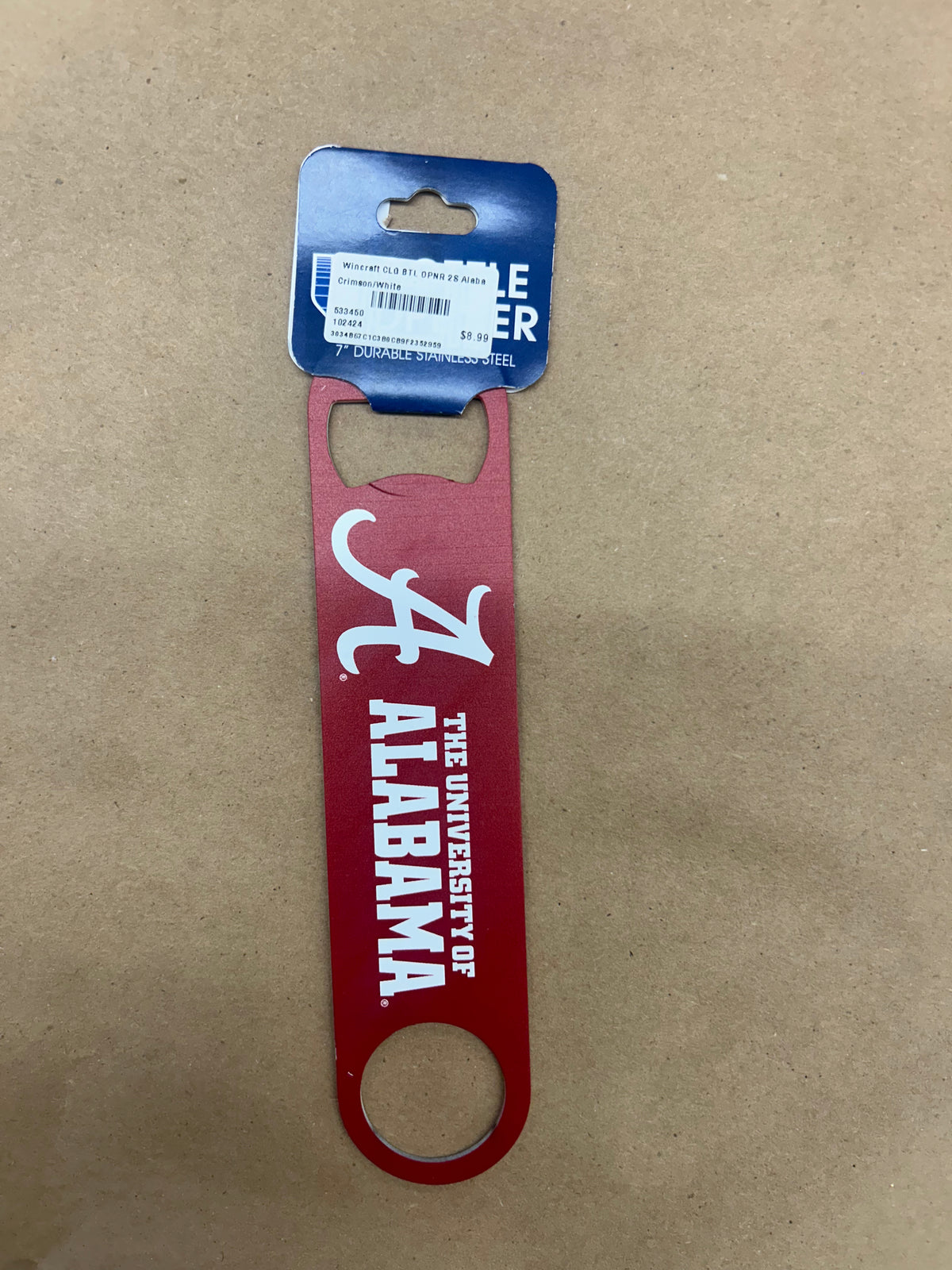 Wincraft Long Bottle Opener Alabama