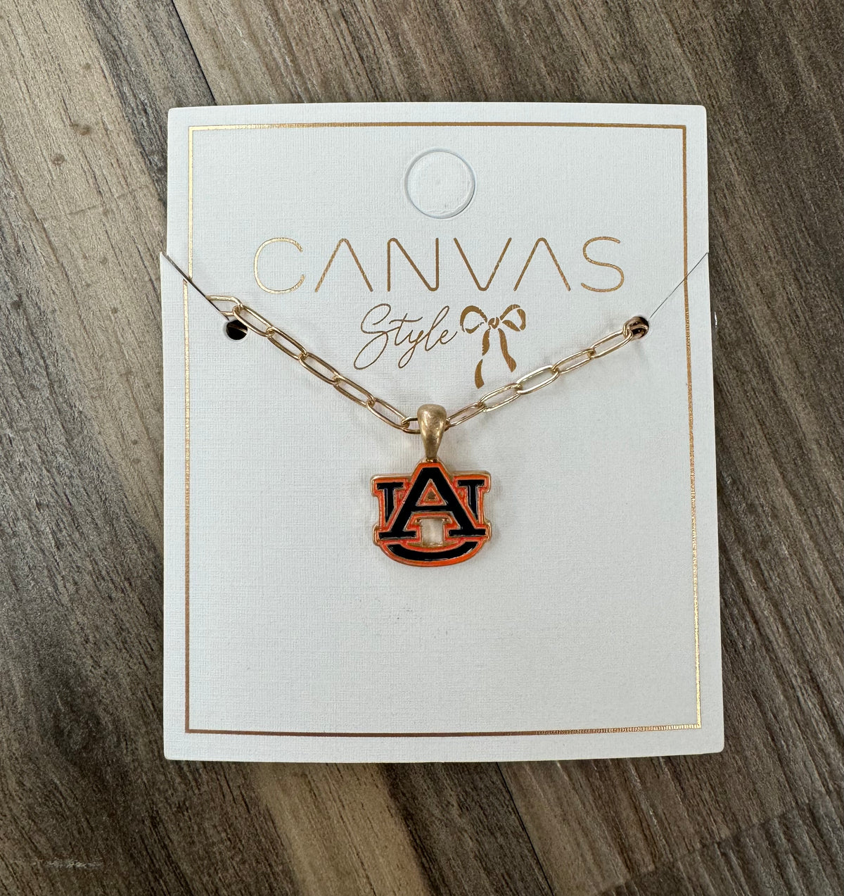 Canvas AU Logo Enamel Pendant