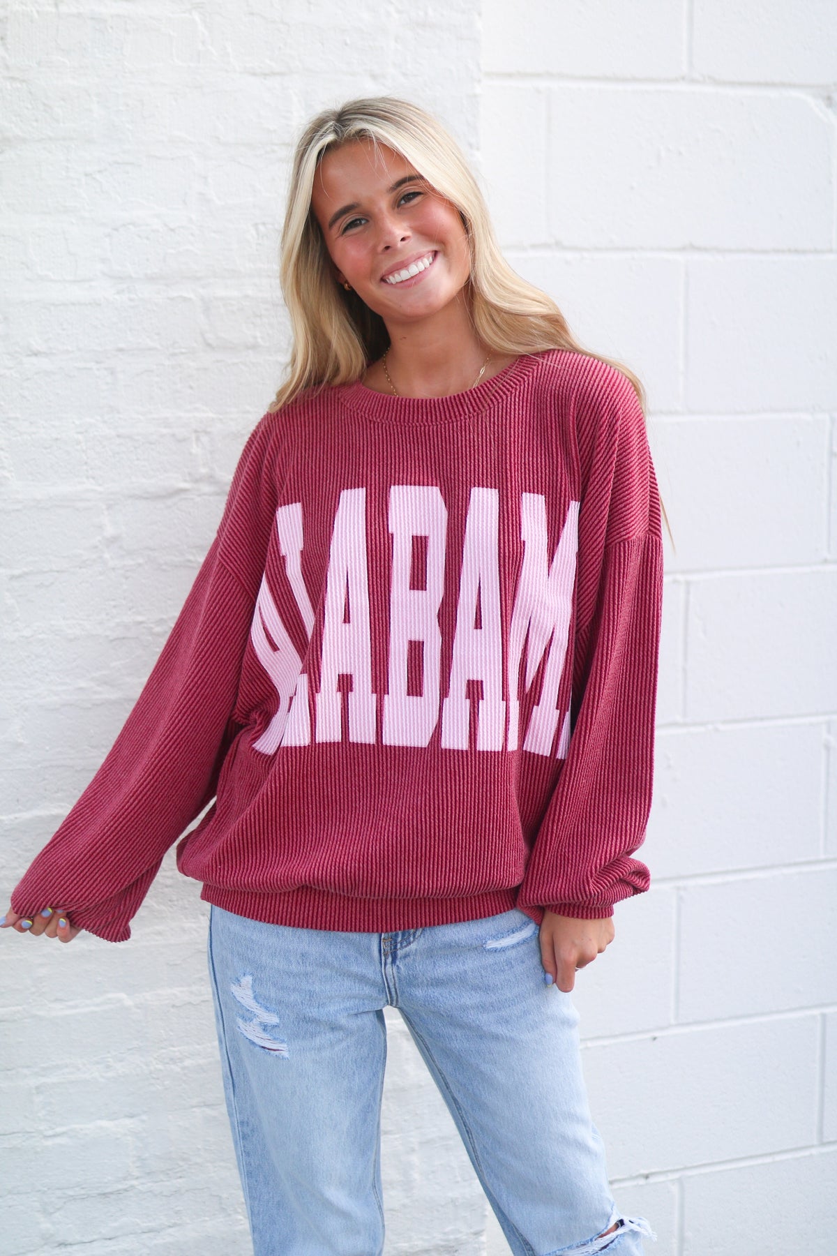 Alabama Corded Sweatshirt