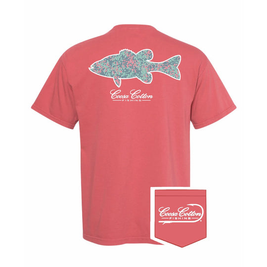 Coosa Cotton Tie-Dye Bass Tee
