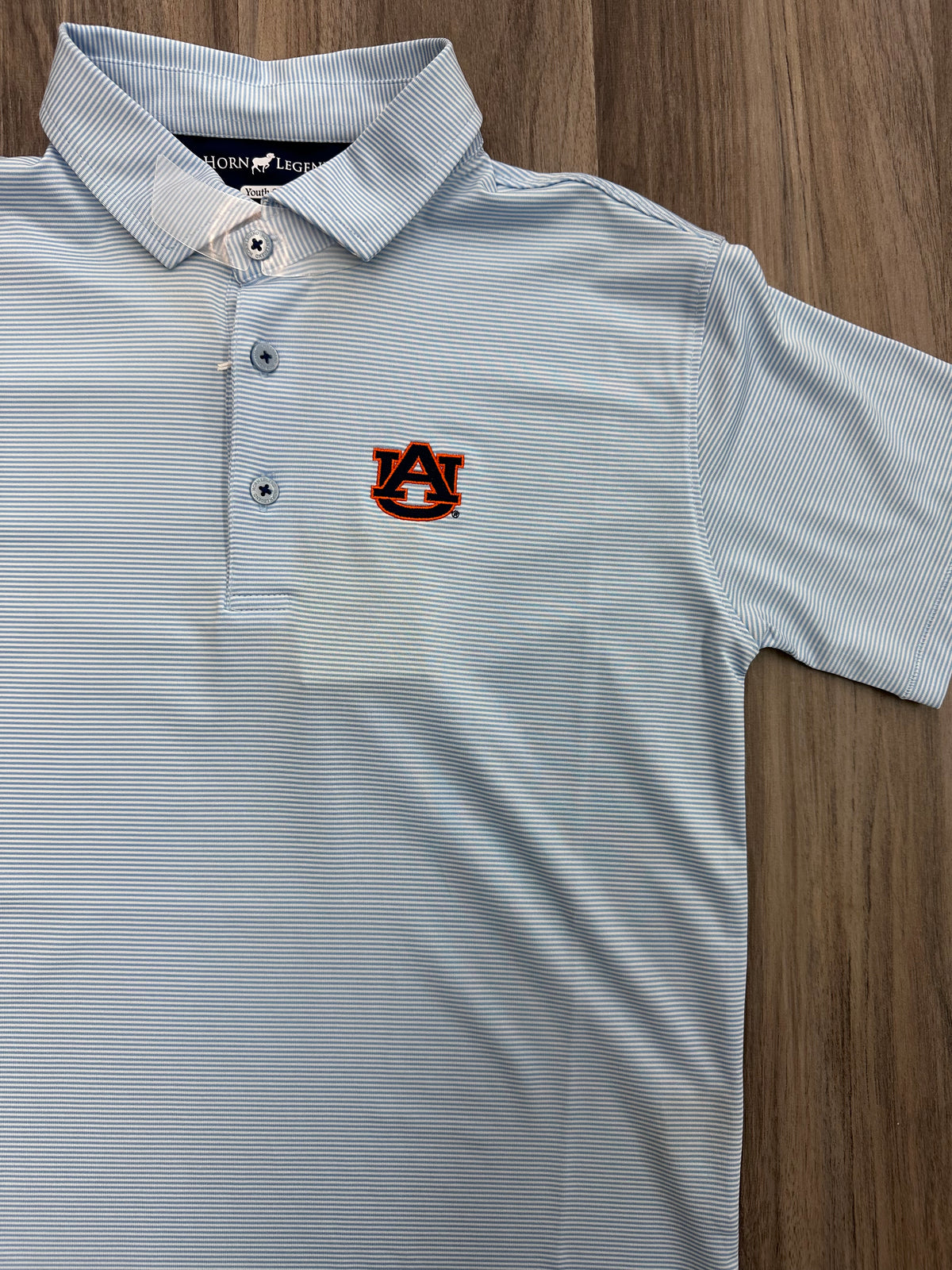 Auburn Stripe Polo Youth