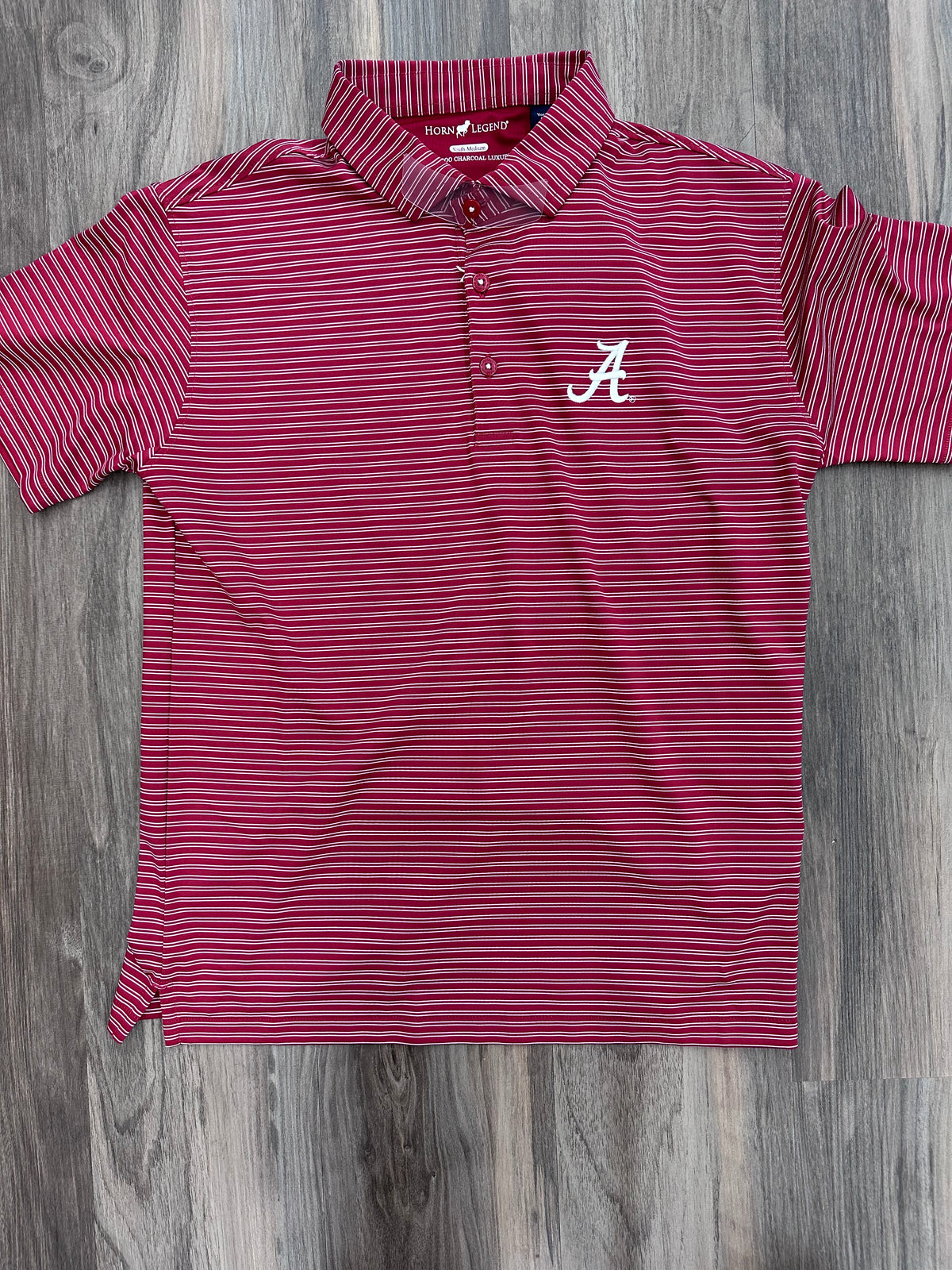 Alabama Striped Youth Polo