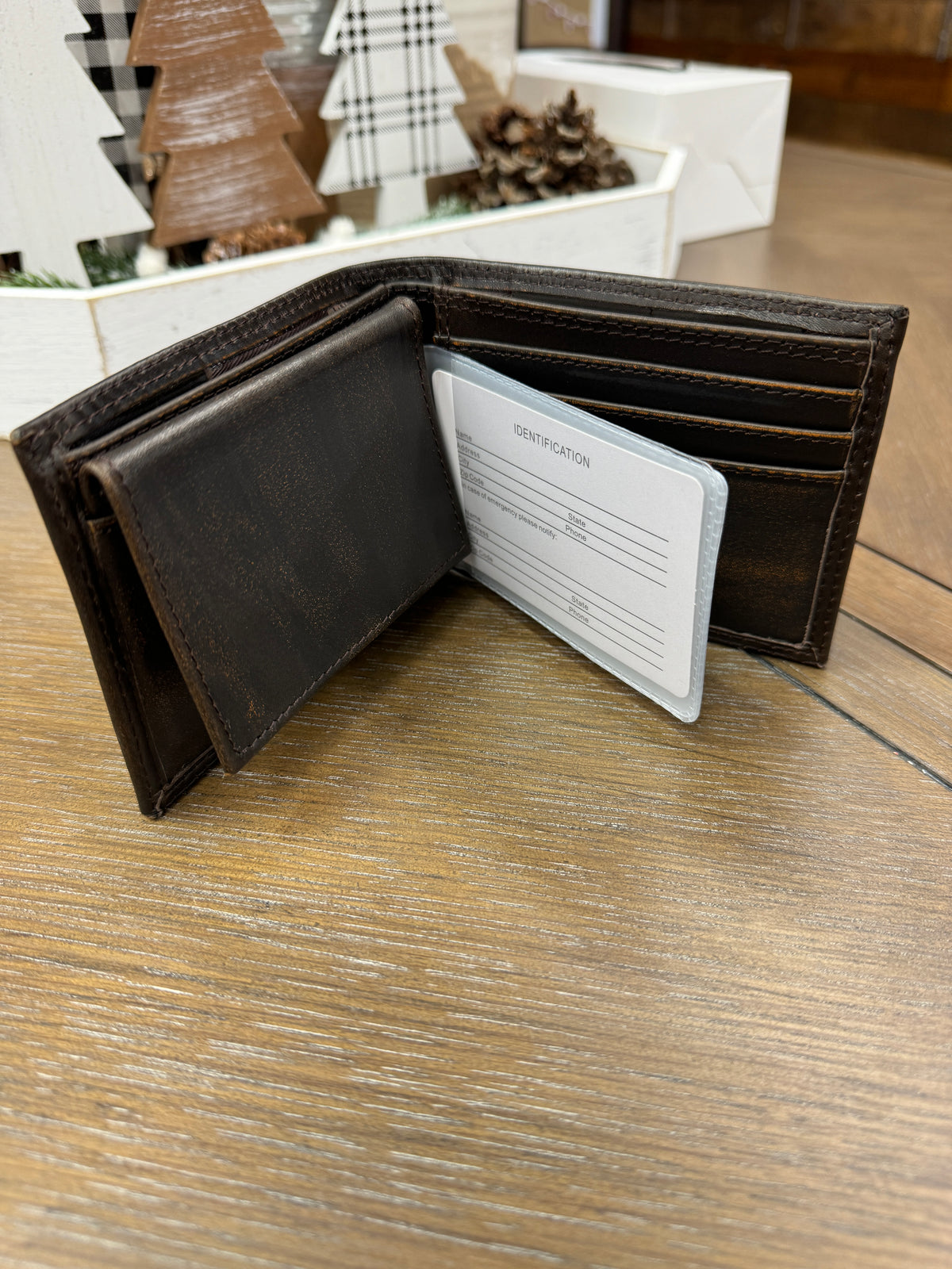 Zepplin Burnished Front Pocket Wallet