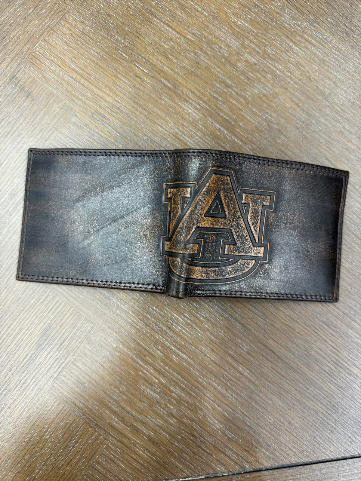 Zepplin Burnished Front Pocket Wallet