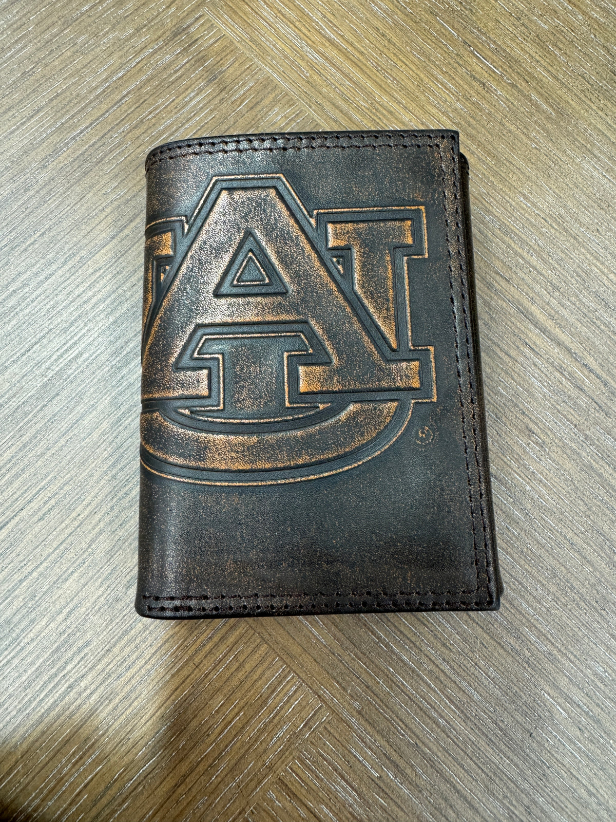 Zepplin Burnished Tri-fold Wallet