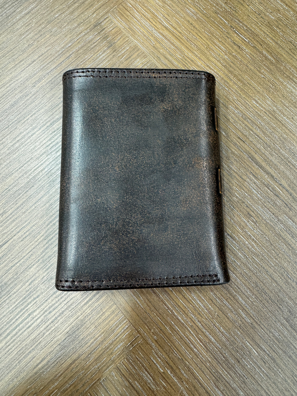 Zepplin Burnished Tri-fold Wallet