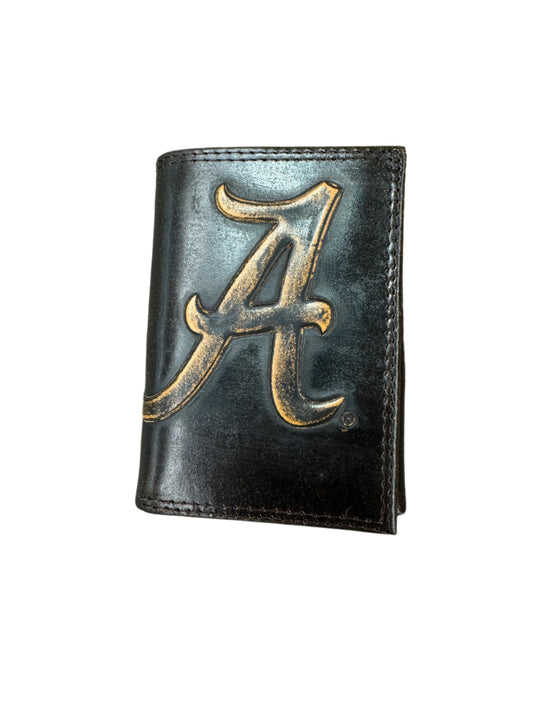 Zepplin Burnished Tri-fold Wallet